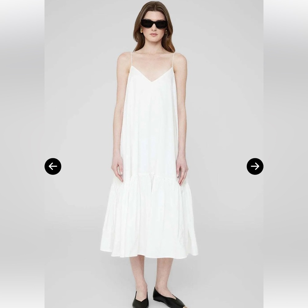 Anine Bing Averie Dress - white - XS